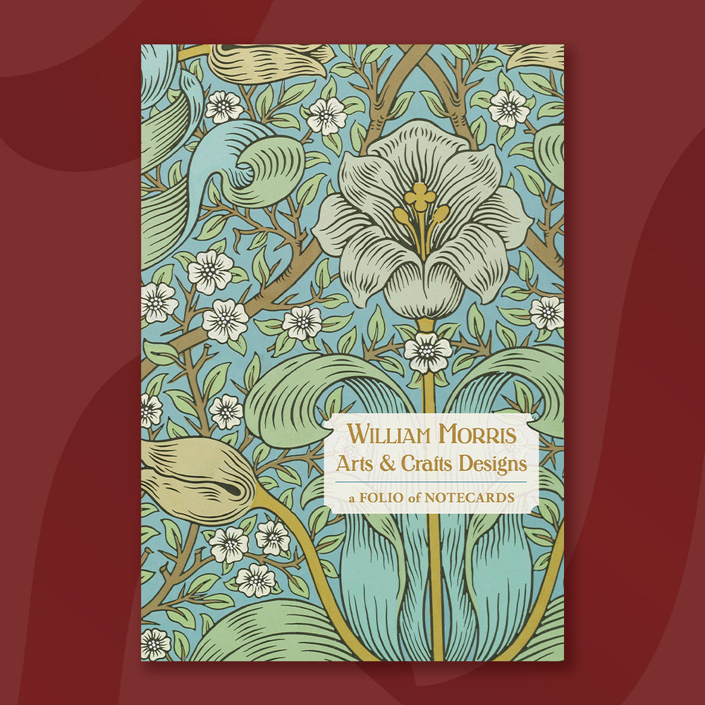 $10 - william morris arts & crafts designs notecard folio
