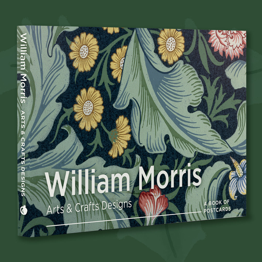 $10 - william morris arts and crafts designs book of postcards