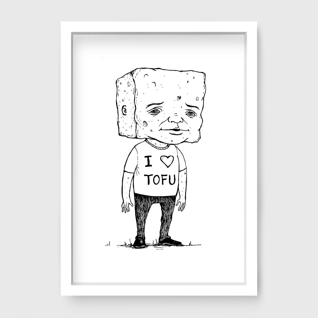 i love tofu - original artwork