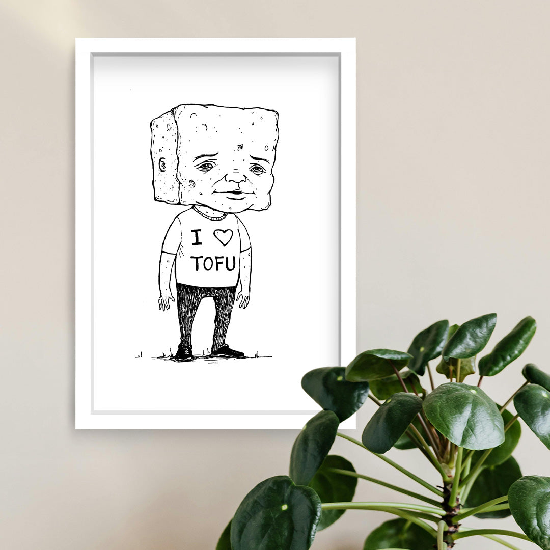 i love tofu - original artwork