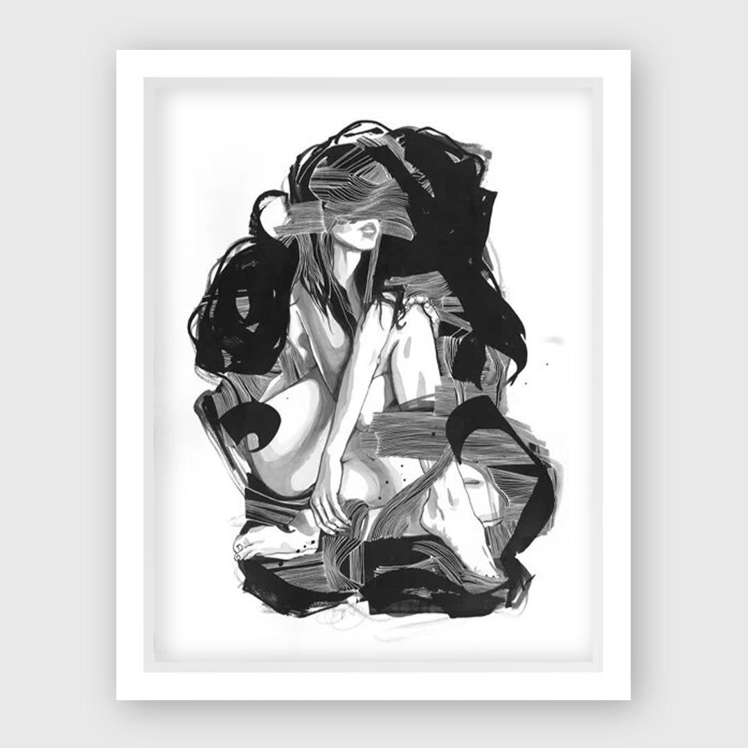 fractal girl i - 13 x 19 inch edition