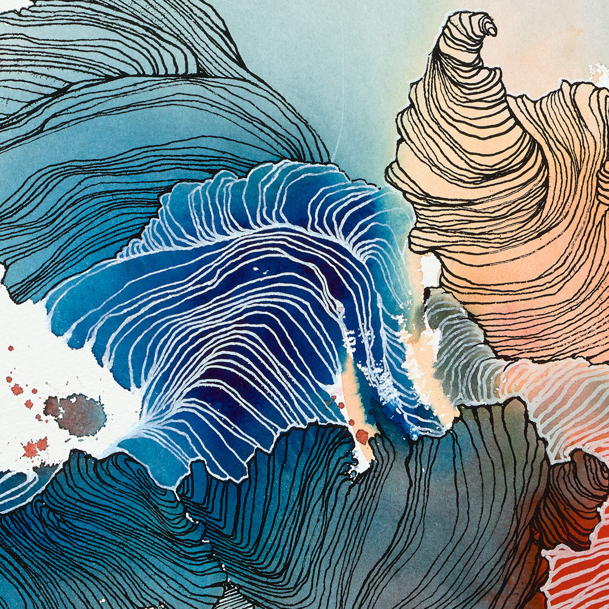 infinite loop b - 18 x 24 inch edition – Moonlight Arts Collective