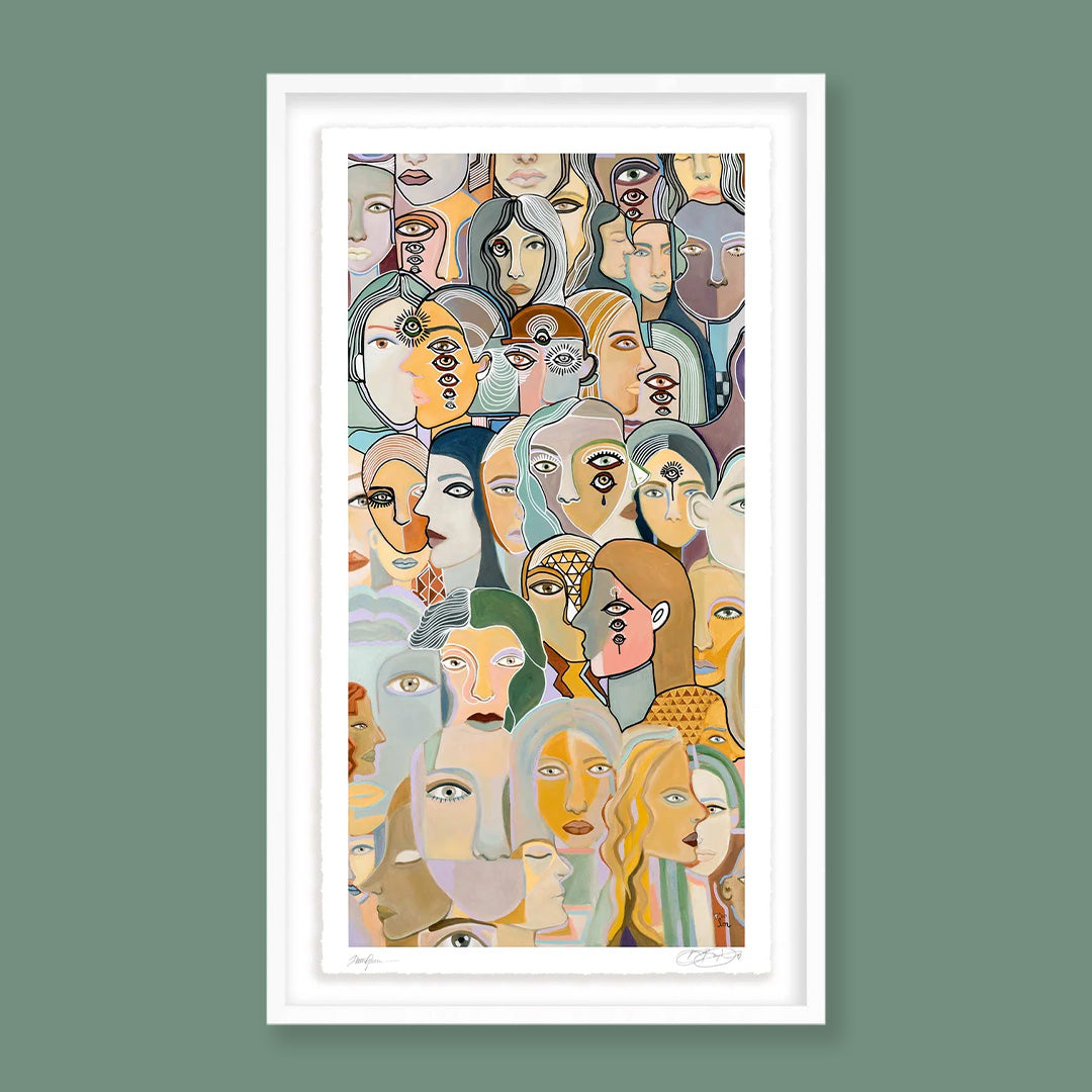 neon people - 18 x 33 inch edition - artist proof 40/40