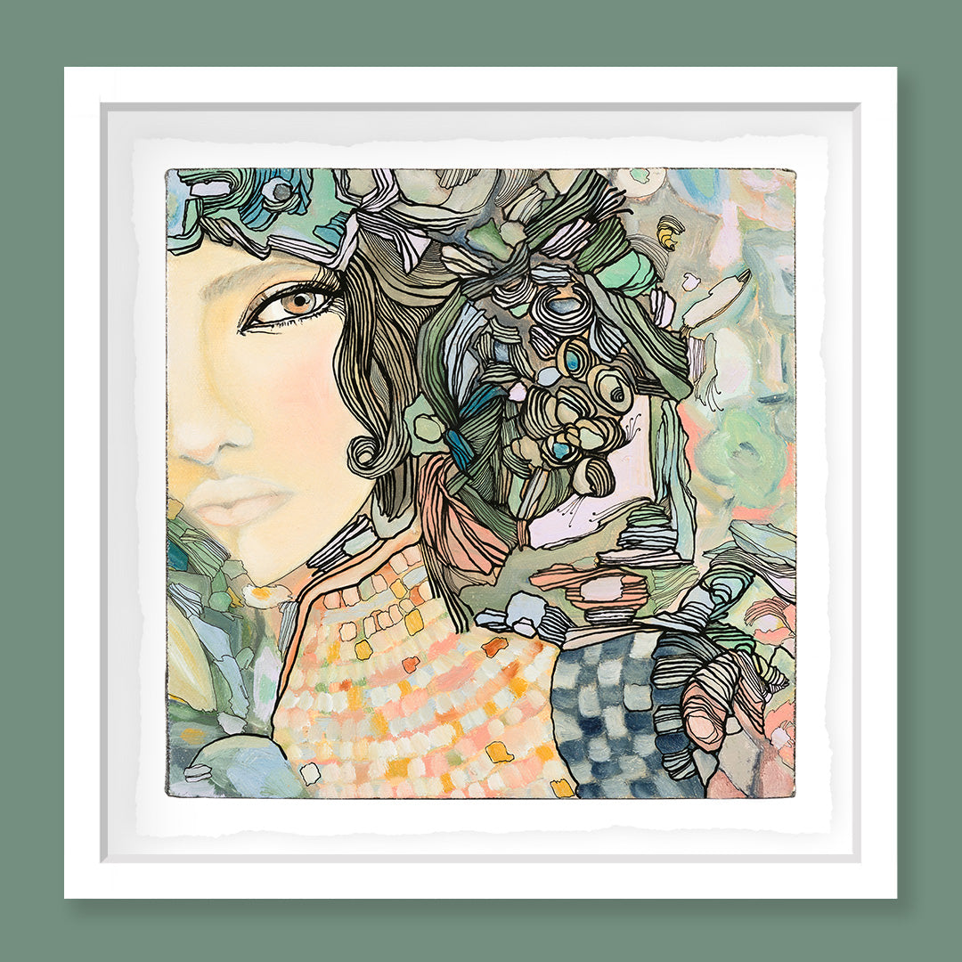 neon people ii - 12 x 12 inch edition - artist proof 19/20