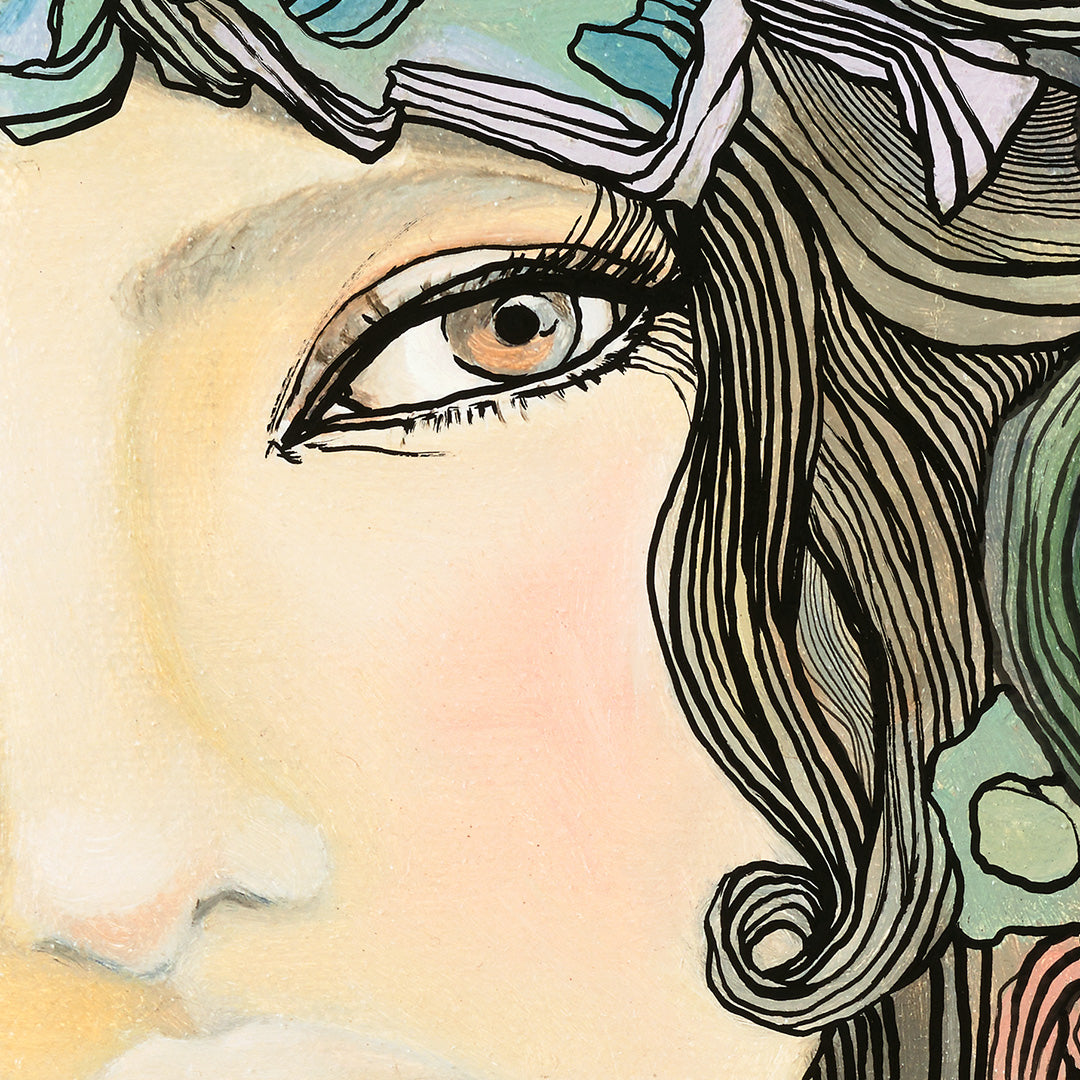 neon people ii - 12 x 12 inch edition – Moonlight Arts Collective