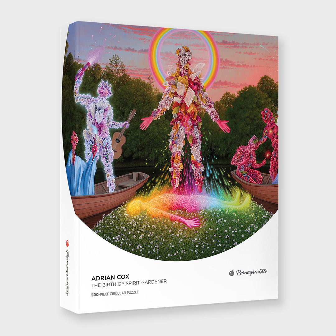 the birth of spirit gardener - 500 piece circular jigsaw puzzle