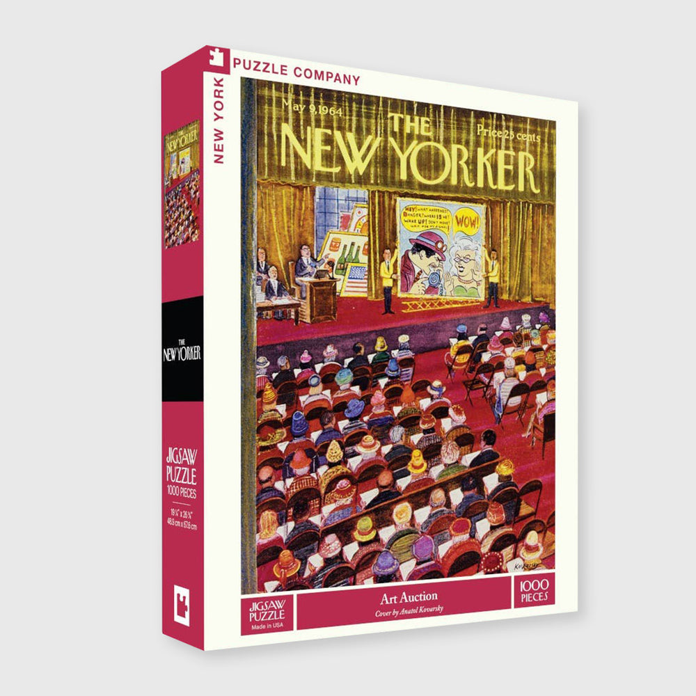 art auction - 1,000 piece jigsaw puzzle