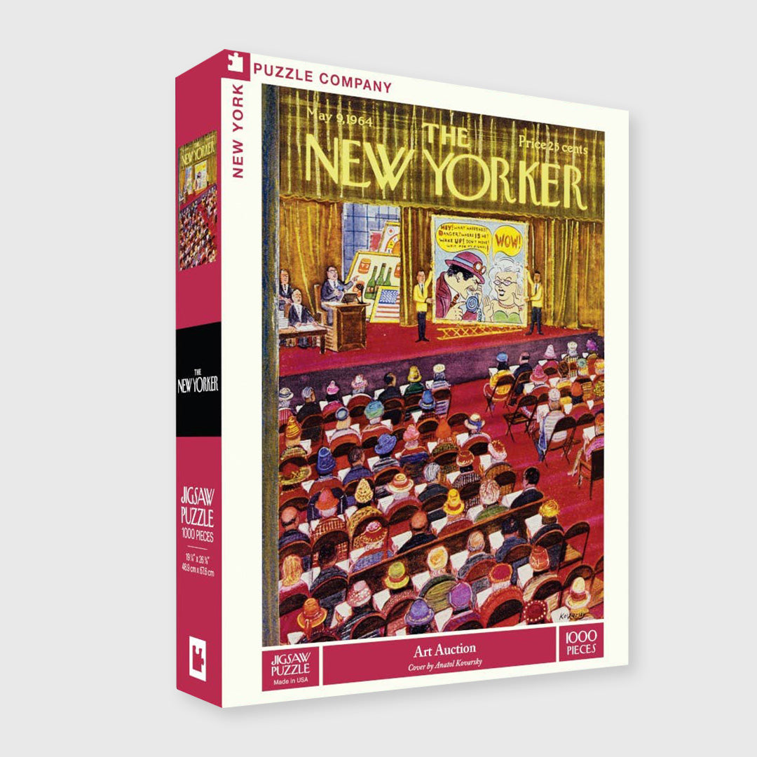 art auction - 1,000 piece jigsaw puzzle