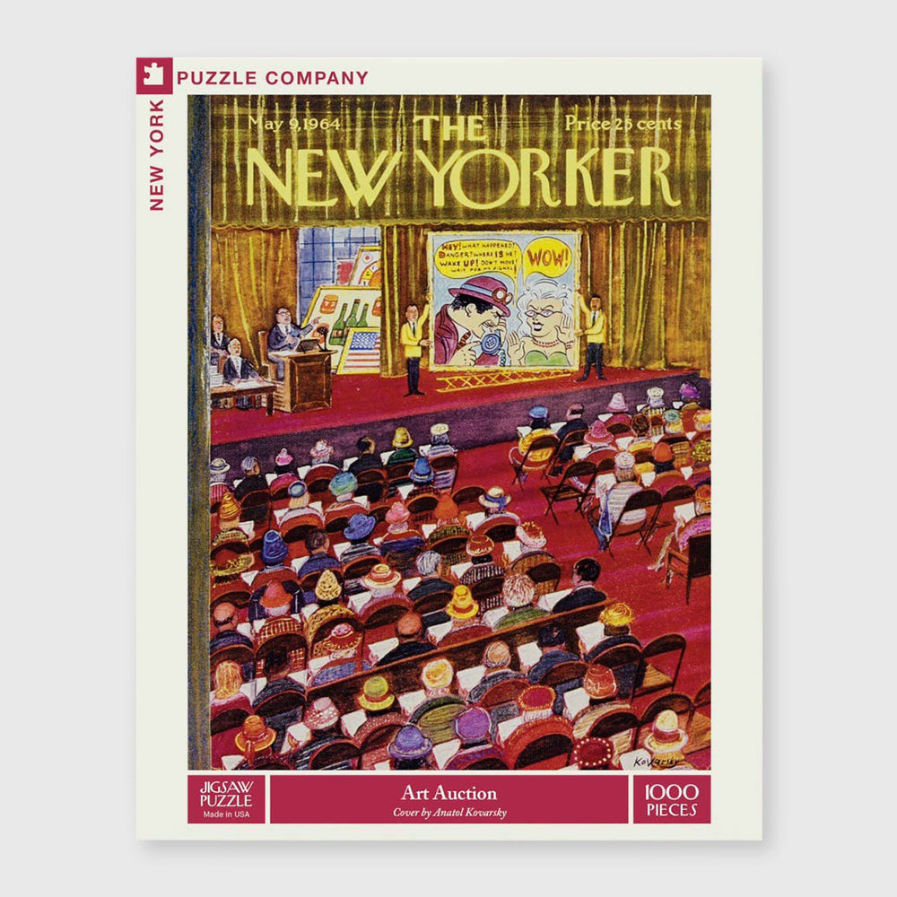 art auction - 1,000 piece jigsaw puzzle