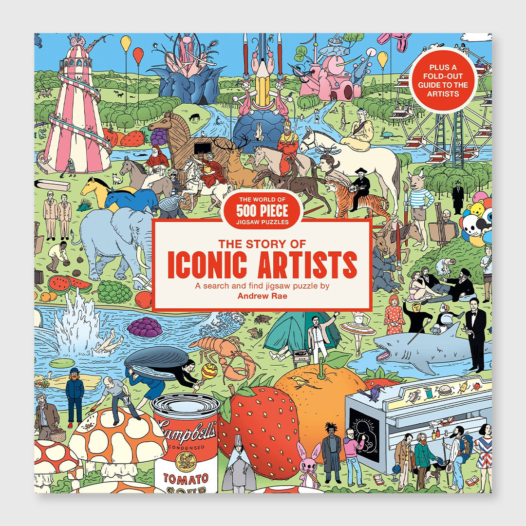 the story of iconic artists - 500 piece jigsaw puzzle