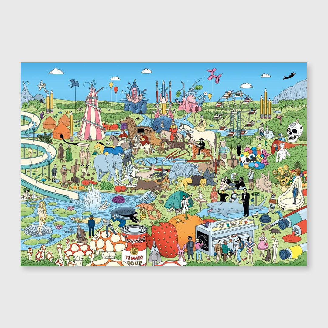 the story of iconic artists - 500 piece jigsaw puzzle