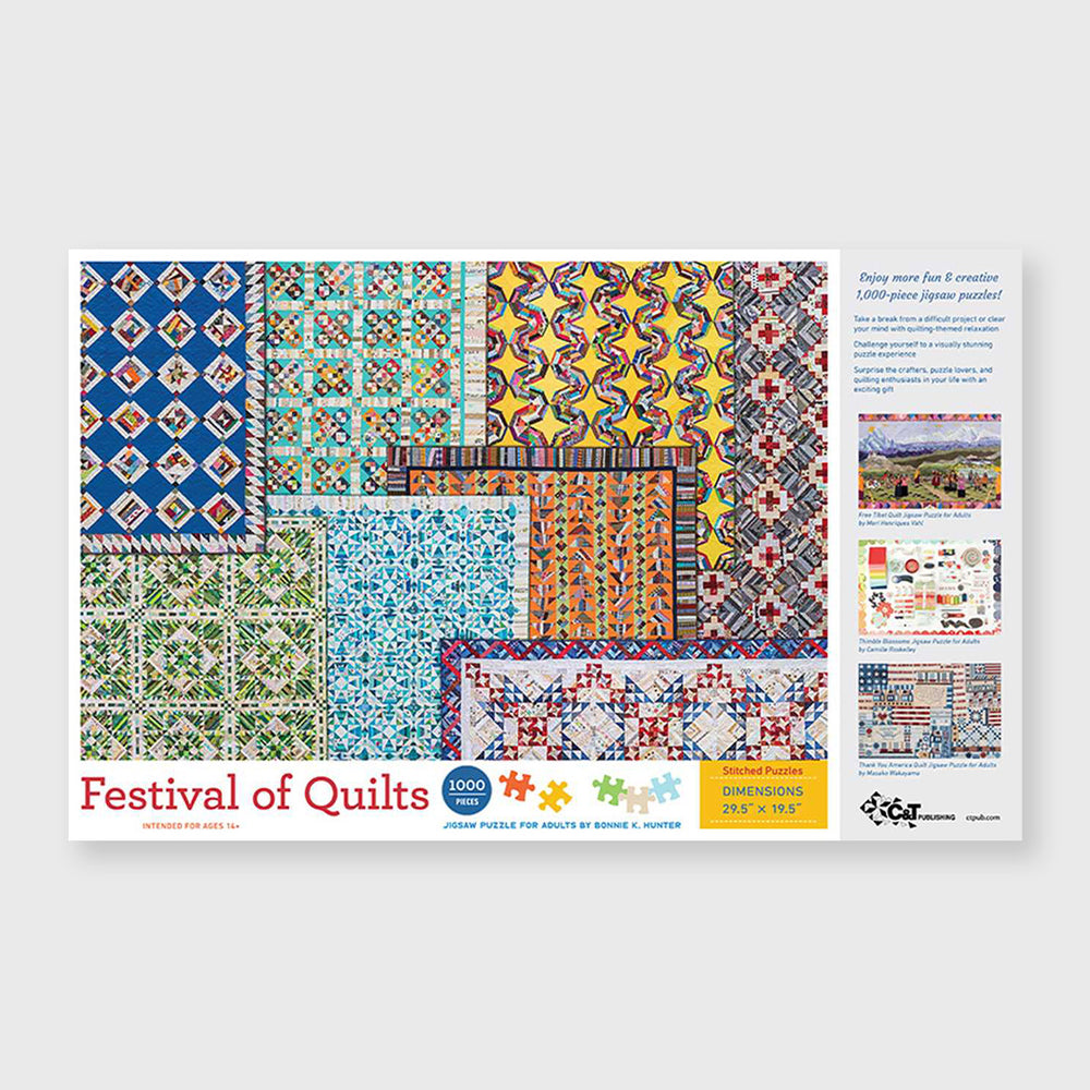 
                  
                    festival of quilts - 1,000 piece jigsaw puzzle
                  
                