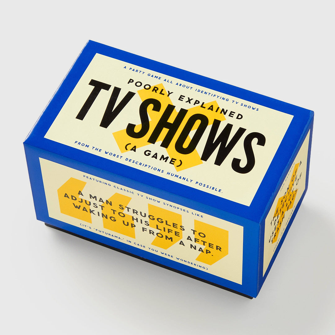 poorly explained tv shows game