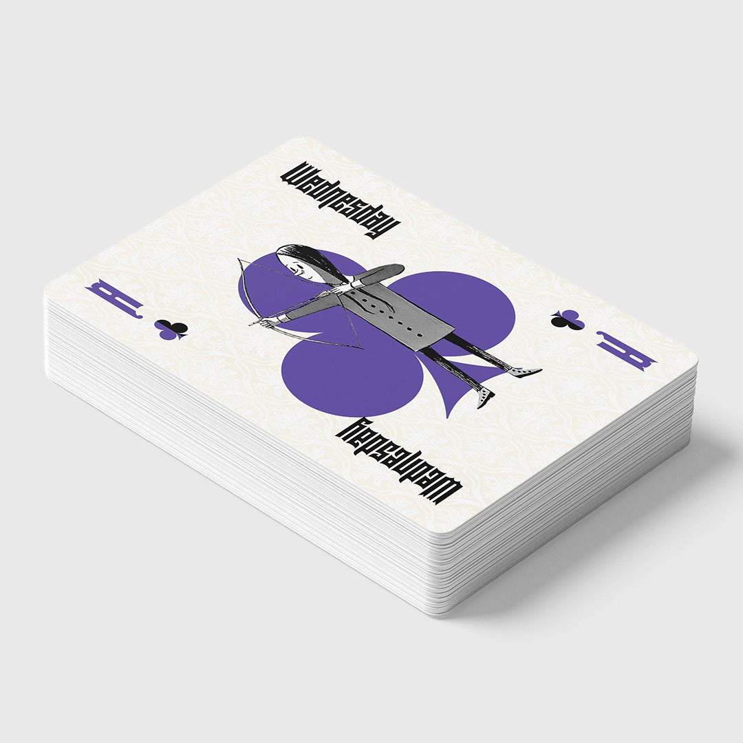 the addams family playing cards
