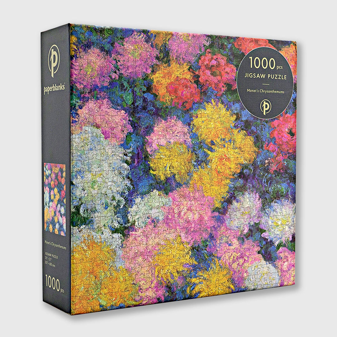 chrysanthemums - 1,000 piece jigsaw puzzle