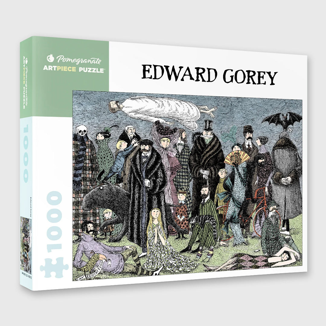 edward gorey - 1,000 piece jigsaw puzzle – Moonlight Arts Collective