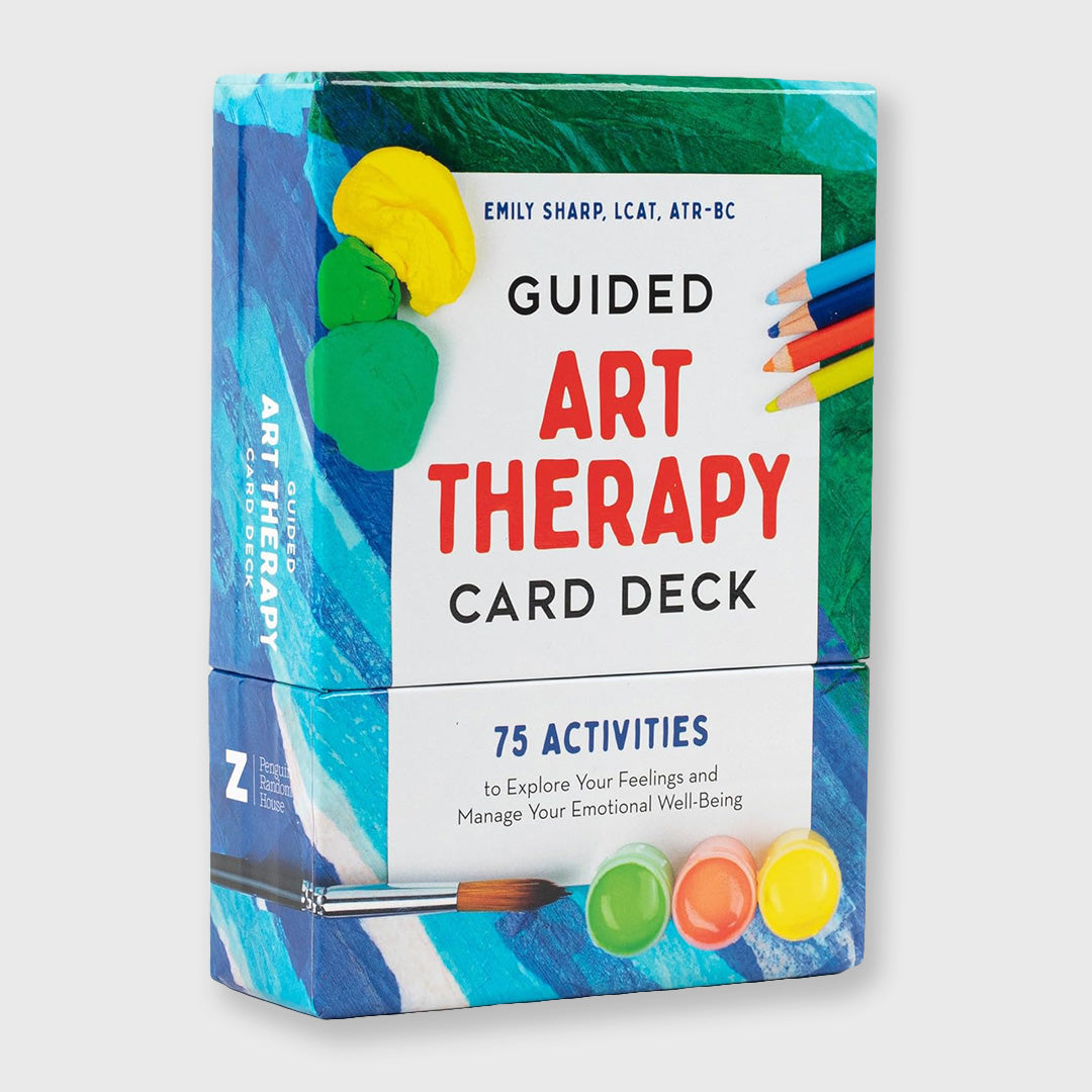 guided art therapy card deck