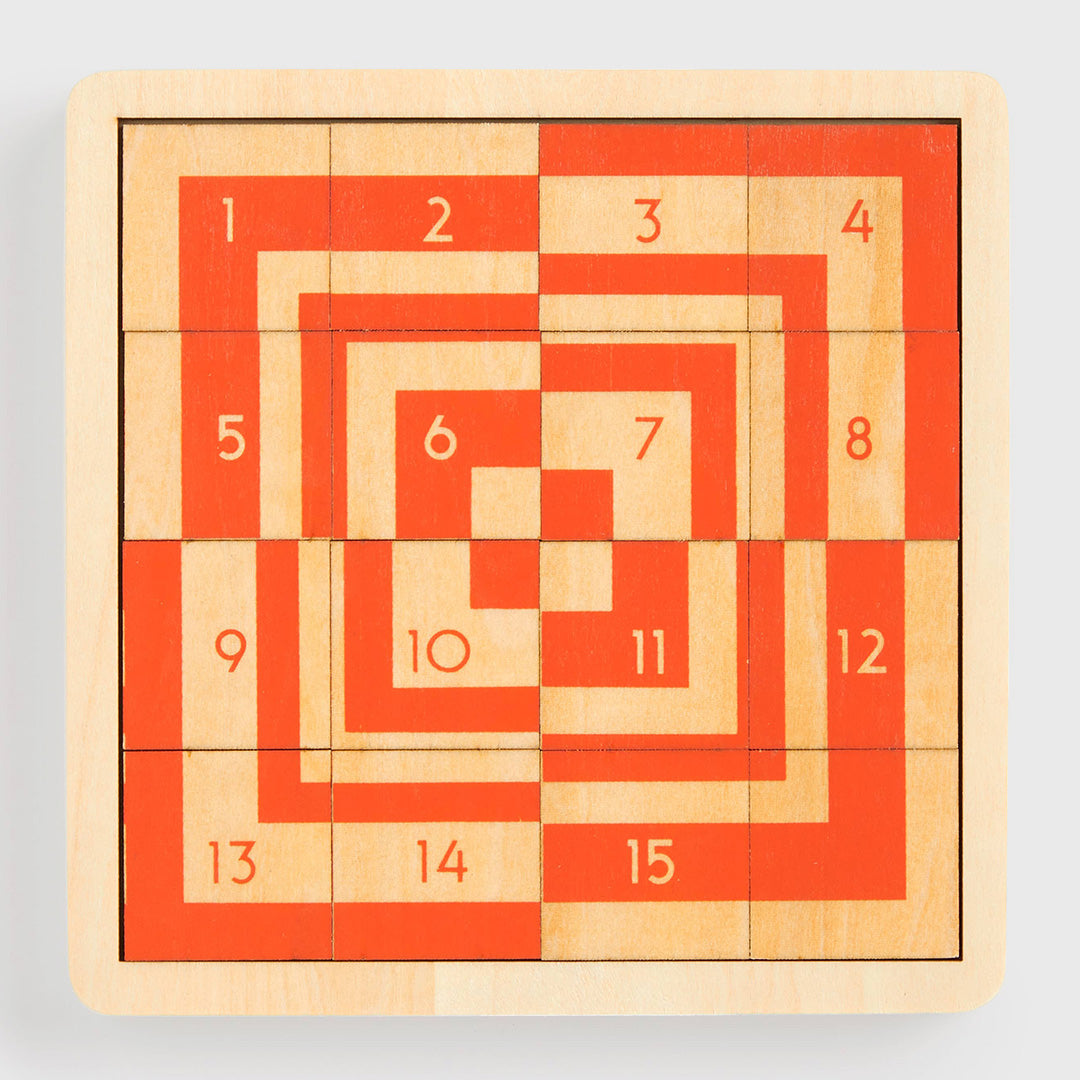 frank lloyd wright imperial hotel 2-in-1 sliding wood puzzle