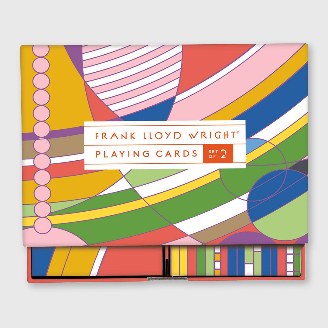 frank lloyd wright playing card set