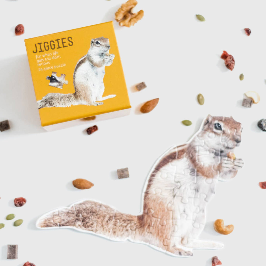 nuts about you - 24 piece jiggie puzzle