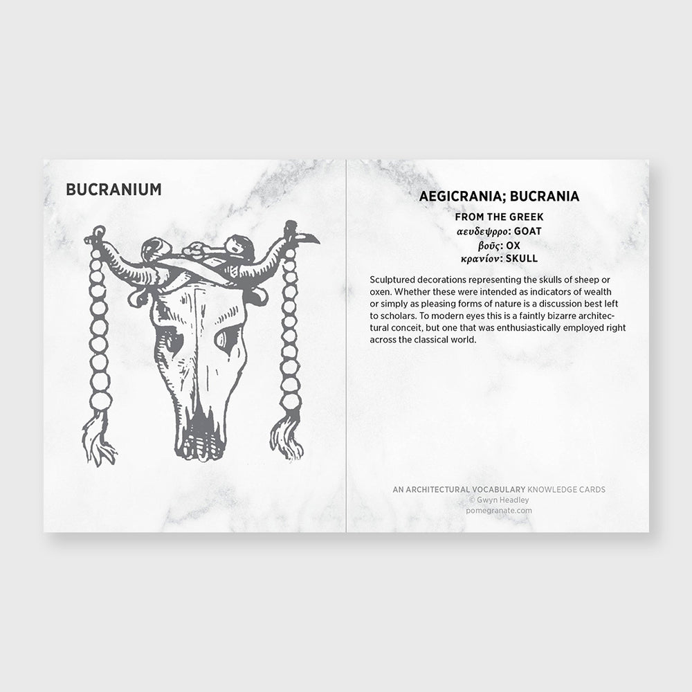 an architectural vocabulary knowledge cards