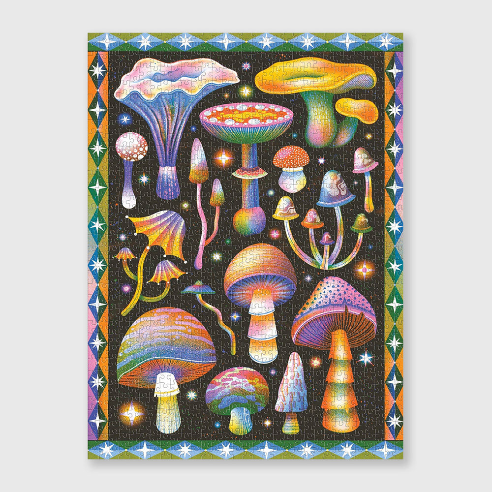 cosmic mushrooms - 1,000 piece jigsaw puzzle