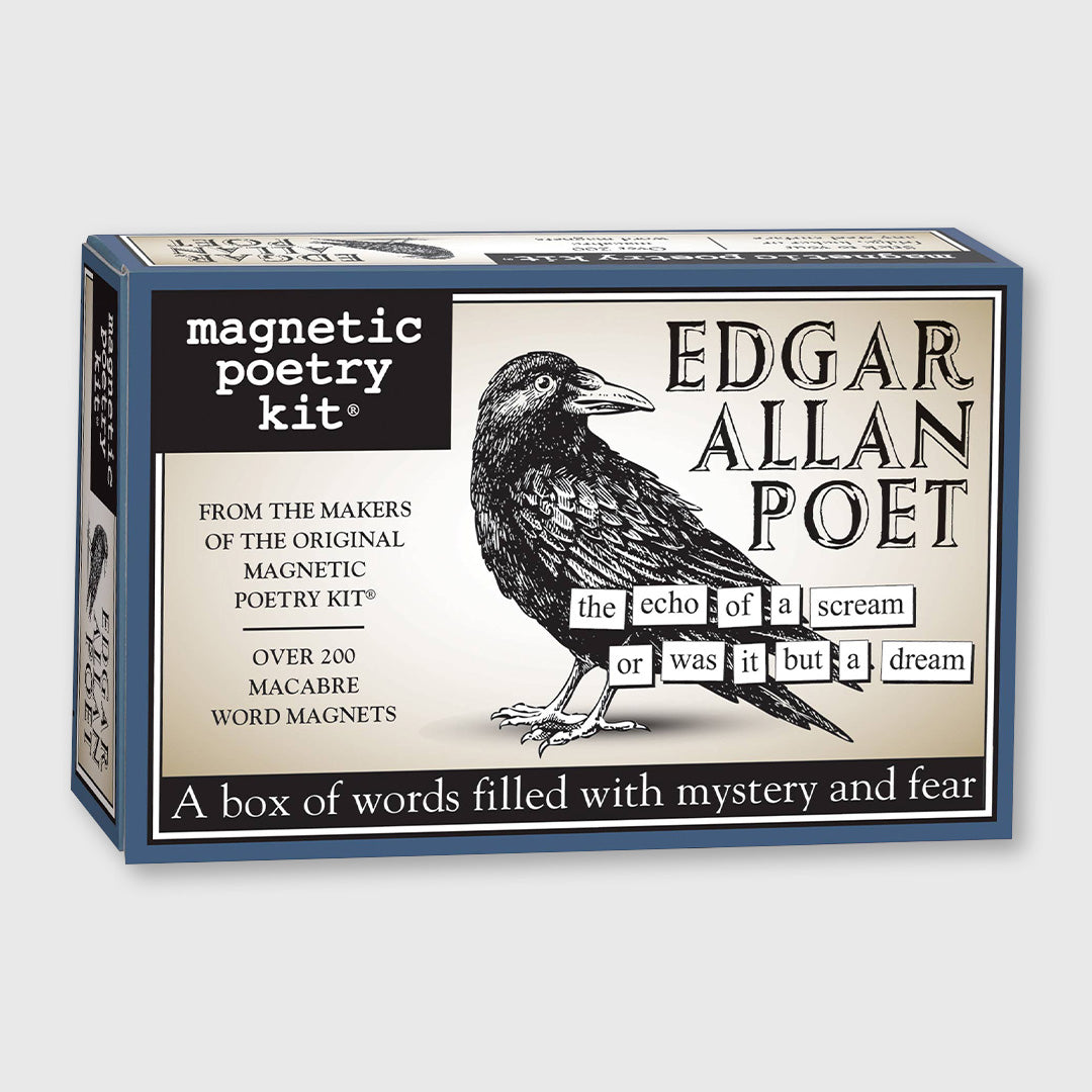 edgar allan poet magnetic poetry kit