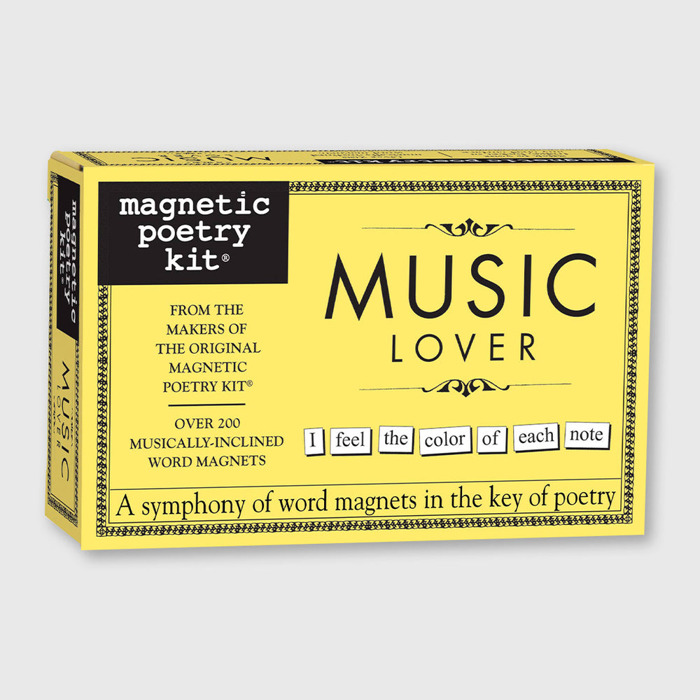 music lover magnetic poetry kit