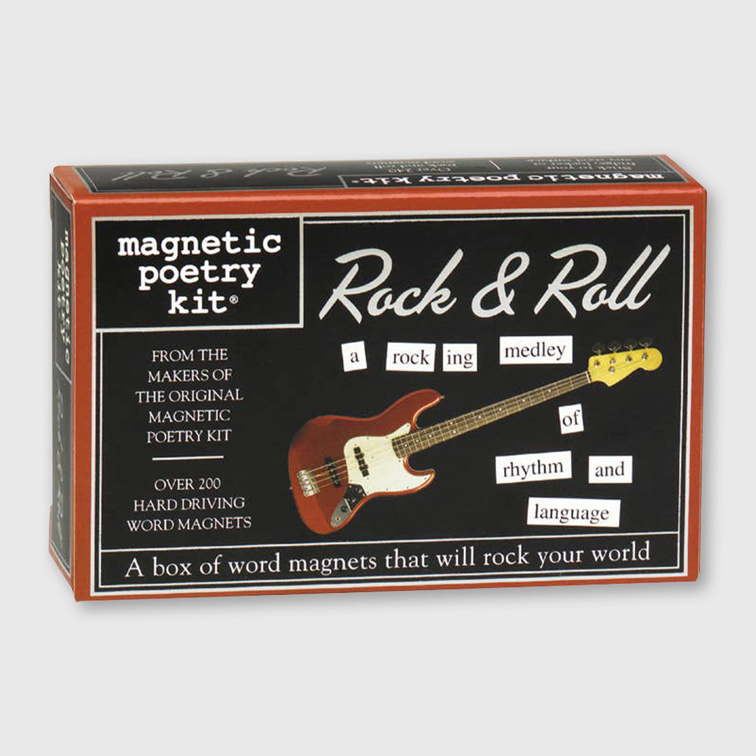 rock & roll magnetic poetry kit