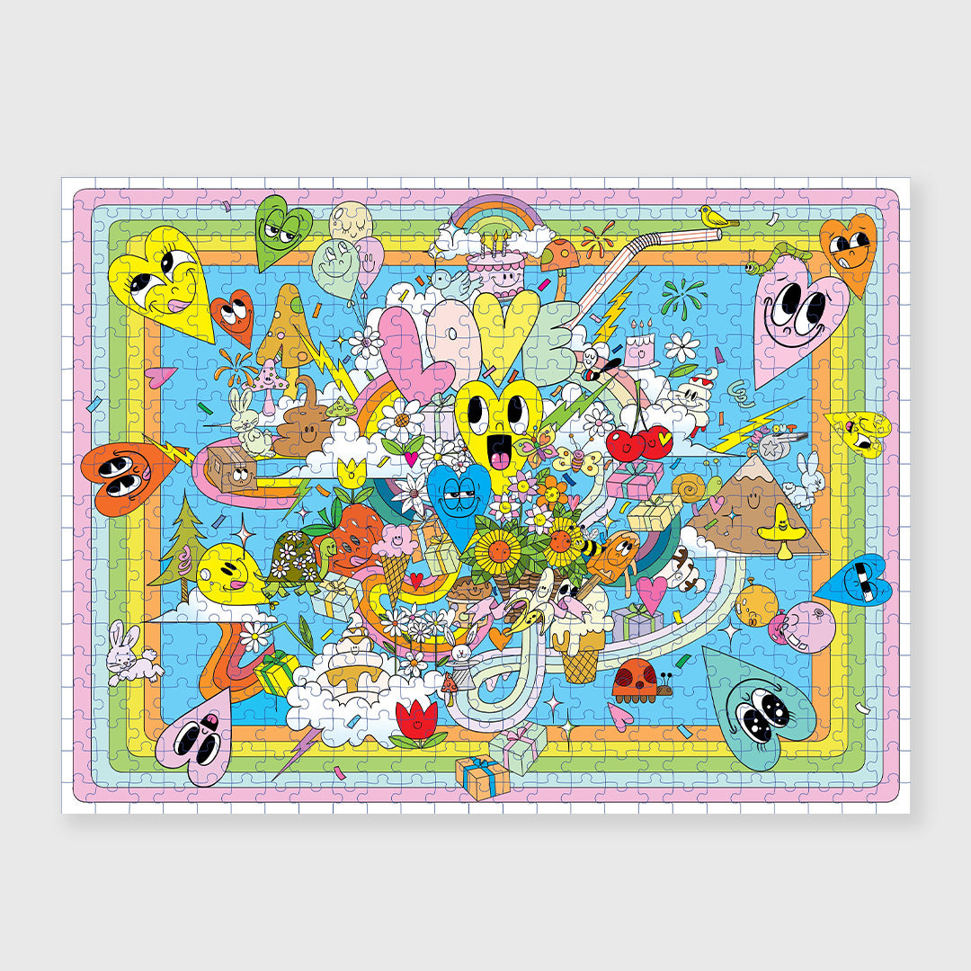 sweet hearts - 500 piece jigsaw puzzle