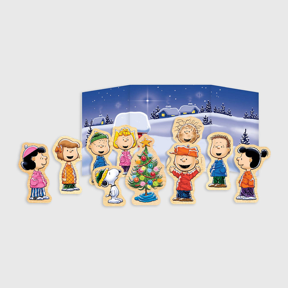 peanuts: a charlie brown christmas wooden collectible set