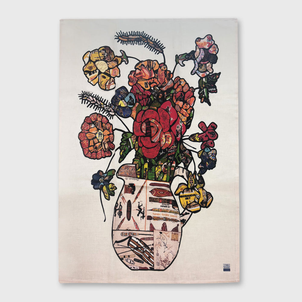 conversations with preston tea towel