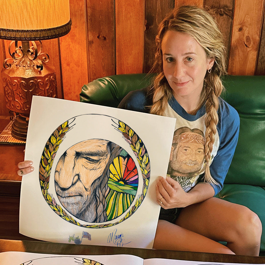 paint your willie by margo price - original artwork