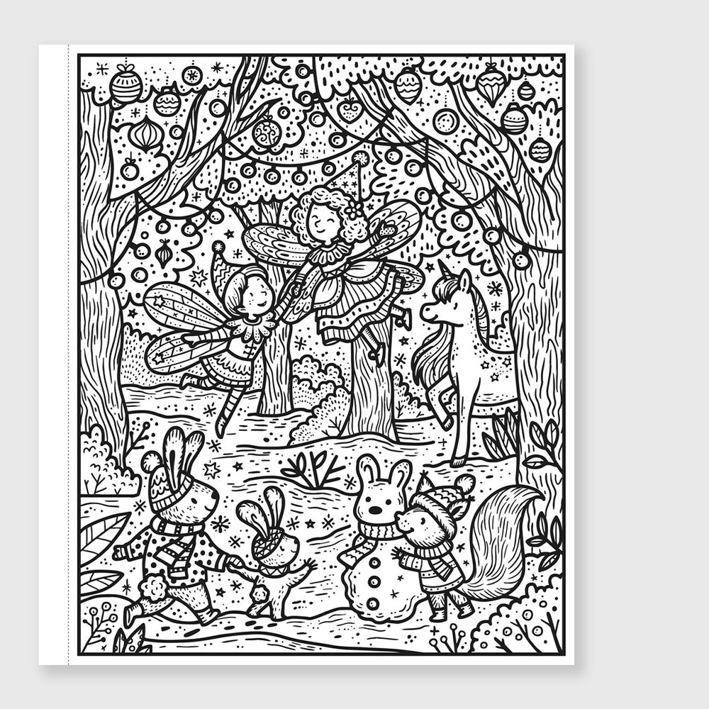 winter wonderland magic painting book