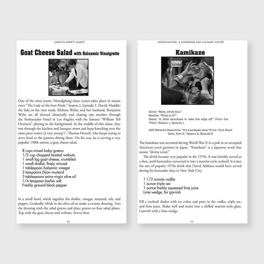 moonlighting: a cookbook and culinary history