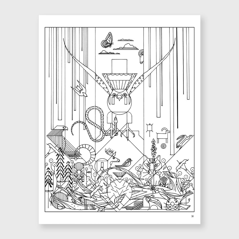 
                  
                    charley harper: 50 drawings coloring book
                  
                