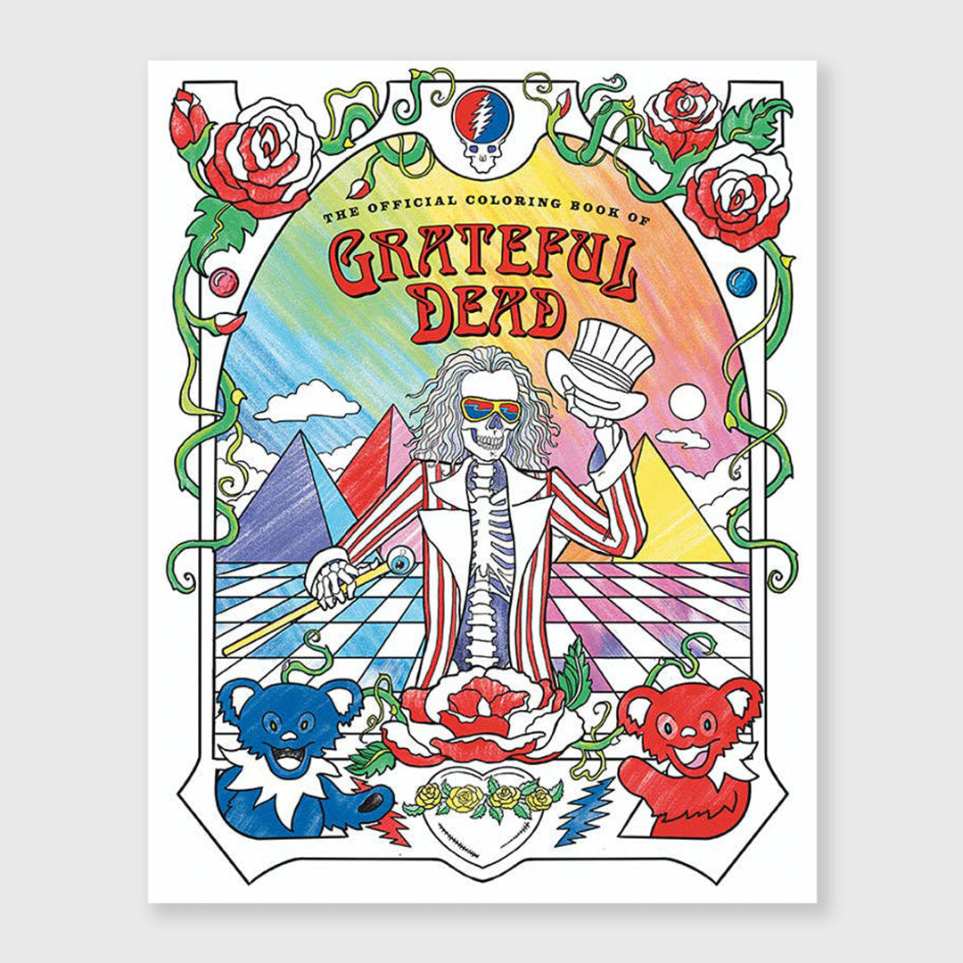 the official coloring book of grateful dead