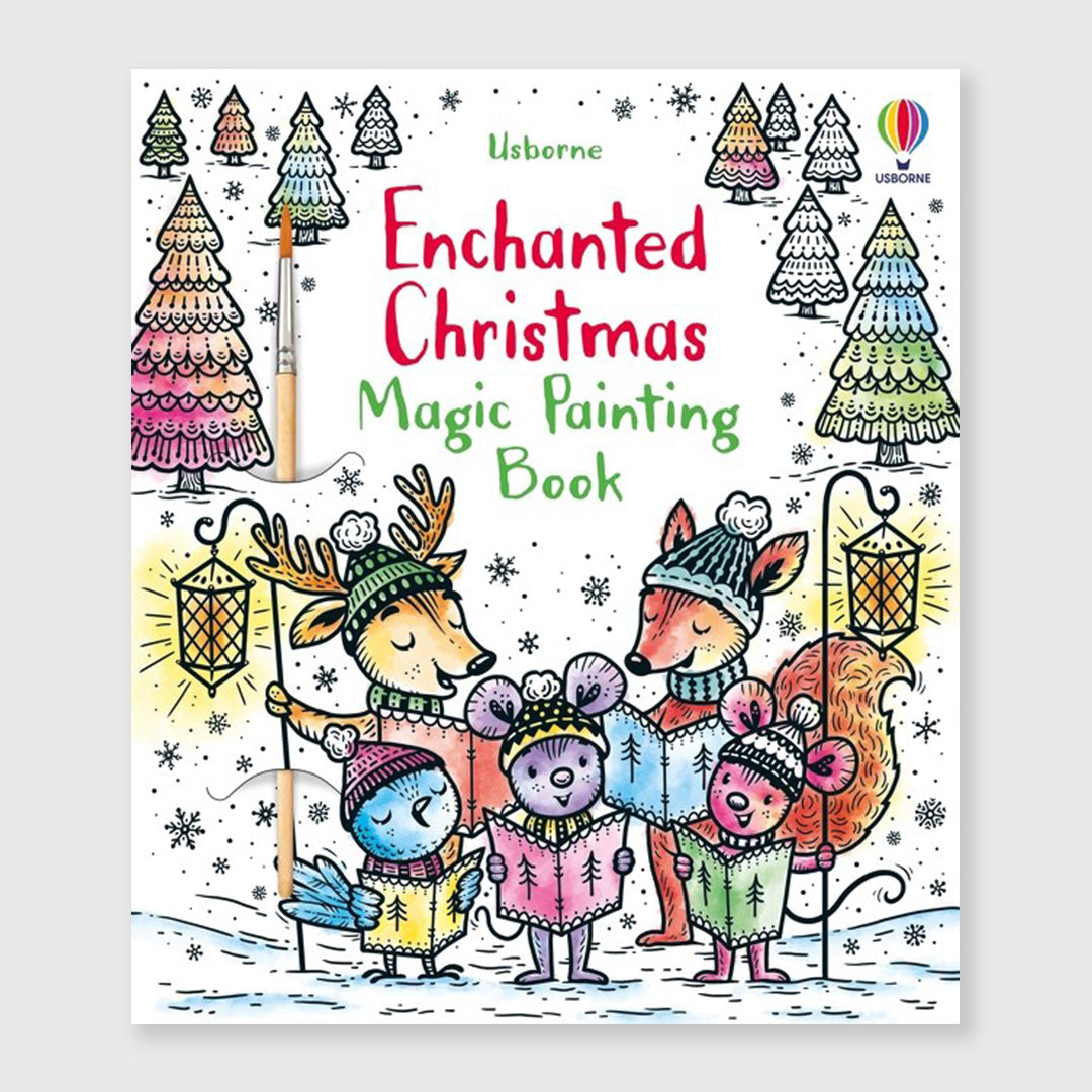 enchanted christmas magic painting book
