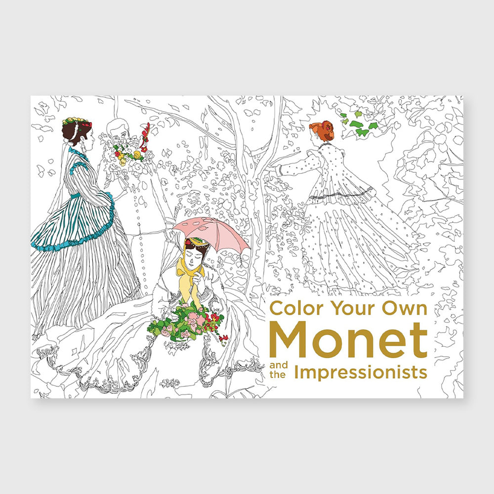 color your own monet and the impressionists