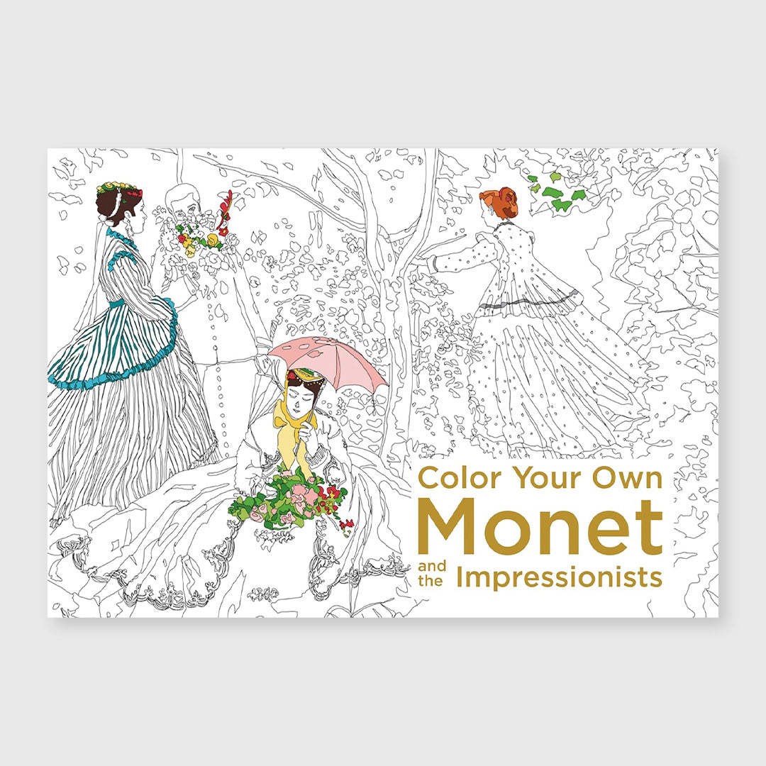 color your own monet and the impressionists