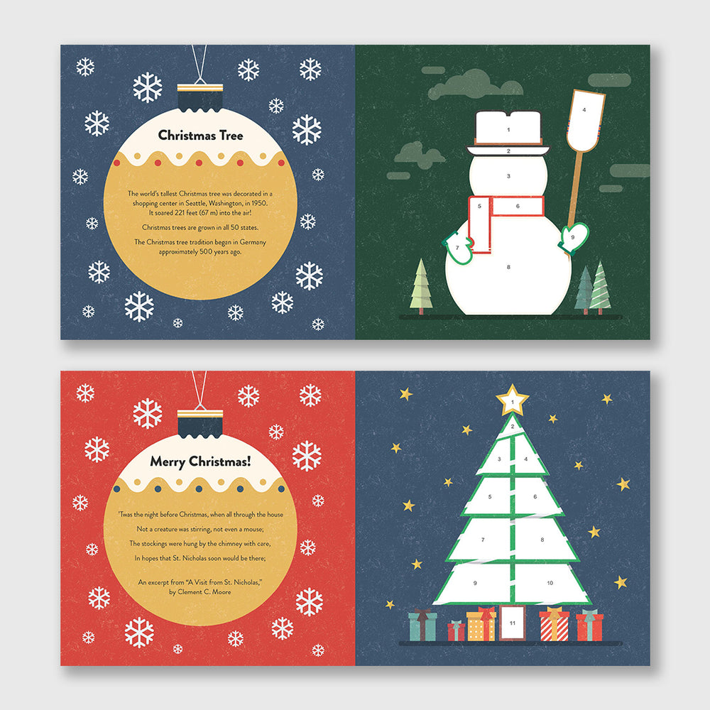 color with stickers: christmas