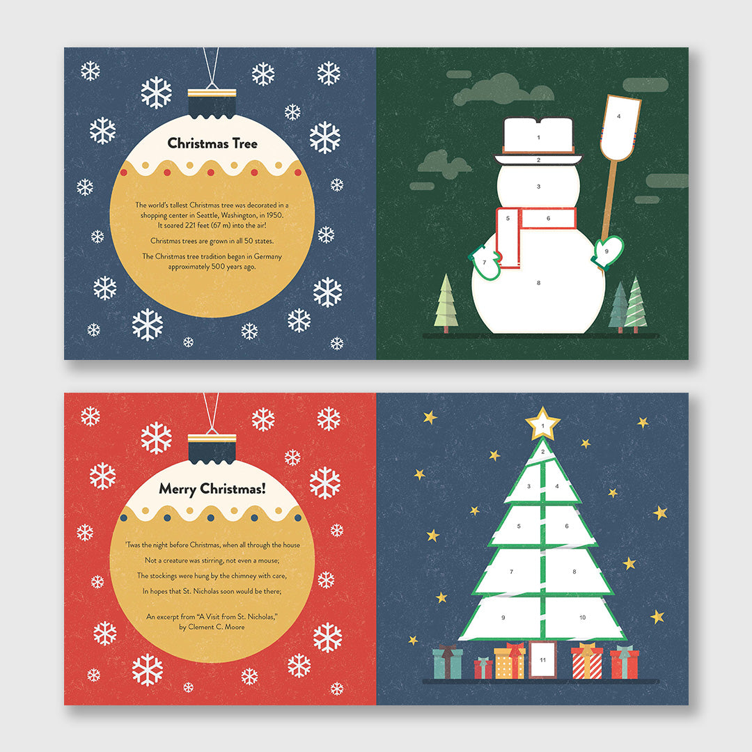 color with stickers: christmas