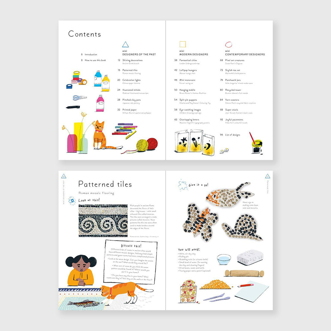 mini designers: 20 projects inspired by the great designers