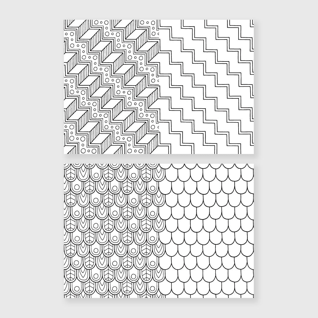 the mindfulness patterns coloring book