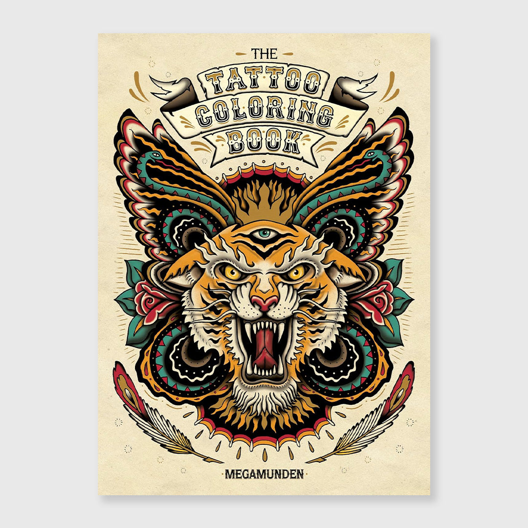 the tattoo coloring book