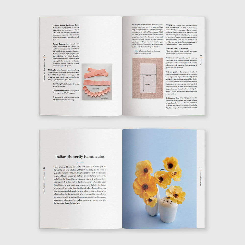 
                  
                    the new art of paper flowers
                  
                