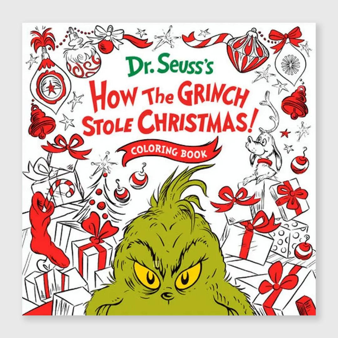 how the grinch stole christmas coloring book