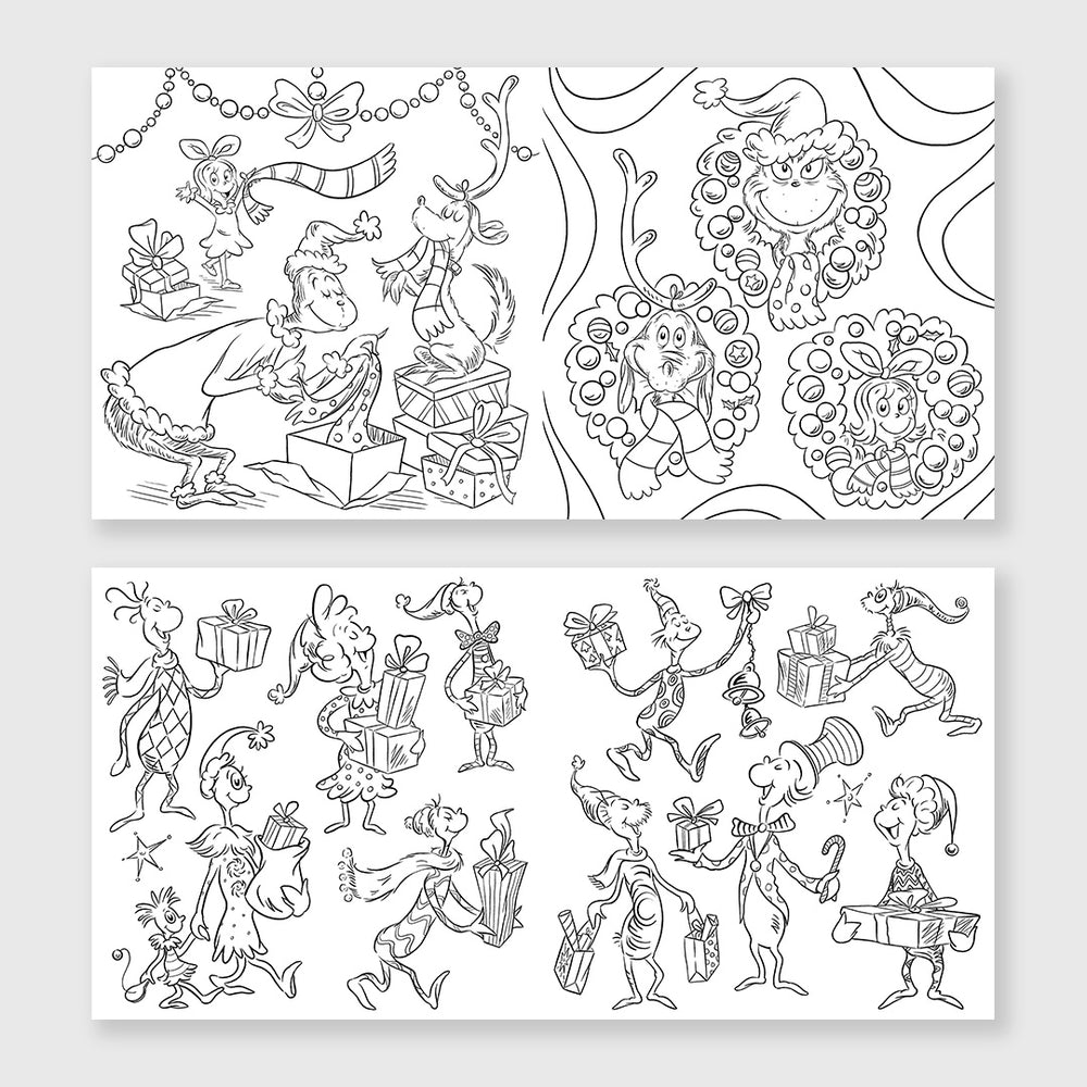 how the grinch stole christmas coloring book