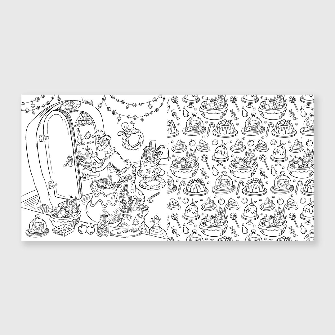 how the grinch stole christmas coloring book
