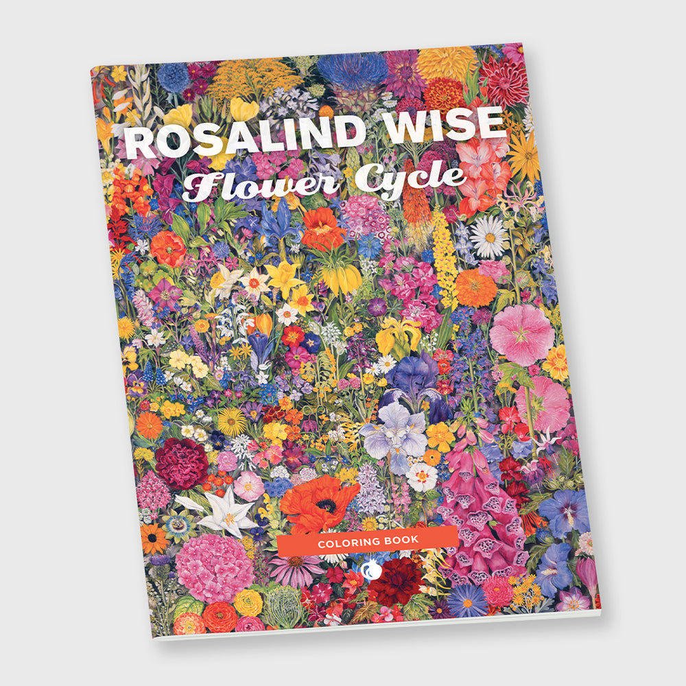 flower cycle coloring book